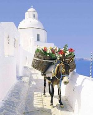 Santorini - ilustrační fotografie